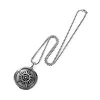 Titanium Steel Jewelry Necklace, plated, fashion jewelry & for man 40mm .65 Inch 