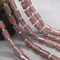 Strawberry Quartz Beads, irregular, polished, DIY, multi-colored Approx 13.8 Inch, Approx 