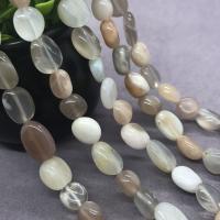 Mondstein Perlen, Unregelmäßige, poliert, DIY, farbenfroh, 8x10mm, verkauft von Strang