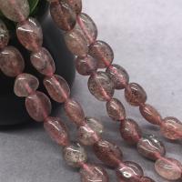 Strawberry Quartz Beads, Nuggets, polished 