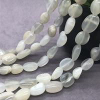 Mondstein Perlen, Klumpen, poliert, verschiedene Größen vorhanden, verkauft von Strang