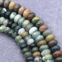 Natural Indian Agate Beads, Abacus, polished 