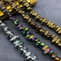 Farbige Magnetische Hämatit Perlen, Klumpen, plattiert, DIY, keine, 5-8mm, verkauft von Strang