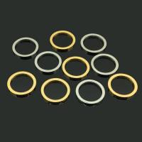 Нержавеющая сталь Связывание кольцо, нержавеющая сталь, Кольцевая форма, Другое покрытие, Много цветов для выбора внутренний диаметр:Приблизительно 13mm, продается PC