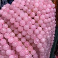 Perles en Quartz Rose naturel, Rond, DIY & normes différentes pour le choix, rose, Vendu par brin