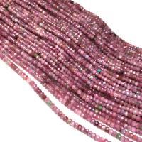 Бусины природных турмалин, Турмалин, Круглая, DIY & граненый, розовый продается Strand
