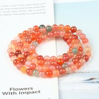 Agate Bracelets, Round, polished, fashion jewelry & multilayer & for woman, multi-colored, 6.5mm 