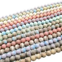 Regenbogen Jaspis Perle, rund, DIY, keine, 8mm, Länge:ca. 16.5 ZollInch, ca. 52PCs/Strang, verkauft von Strang