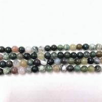 Natural Indian Agate Beads, Round Approx 15 Inch 
