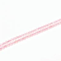 Natural Rose Quartz Beads, Round Approx 15 Inch 