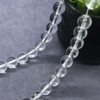 Natural Clear Quartz Beads, Round  Approx 0.1mm Approx 15 Inch 