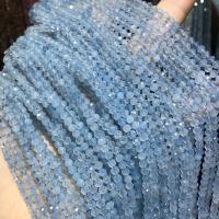 Aquamarine Beads, Round, DIY & faceted, blue 