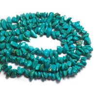 Synthetische Türkis Perlen, Synthetisches Blau Türkis, Unregelmäßige, DIY, keine, 7x9mm, verkauft von Strang