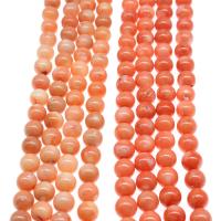 Natürliche Korallen Perlen, Koralle, rund, poliert, unterschiedliche Farbe und Muster für die Wahl & DIY & verschiedene Größen vorhanden, keine, verkauft von Strang