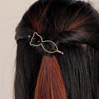 Haarspange, Zinklegierung, Bär, plattiert, für Frau, keine, 54x24mm, verkauft von PC