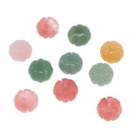 Mixed Gemstone Beads, Pumpkin, polished, DIY 14*9mm Approx 1mm 
