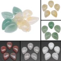 Mixed Gemstone Pendants, Leaf, polished, DIY 17*14*3mm Approx 1mm 