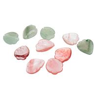 Mixed Gemstone Pendants, petals, polished, DIY 24*20*4mm 