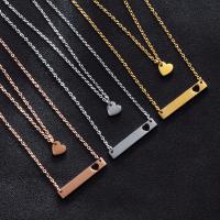 Stainless Steel Jewelry Necklace, with 1.97inch extender chain, plated, Double Layer & Unisex & oval chain 1.5mm .72 Inch 