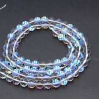 Perles de verre translucide, Rond, poli, normes différentes pour le choix, plus de couleurs à choisir, Vendu par brin