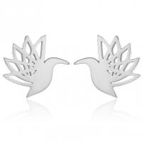 Stainless Steel Stud Earring, Animal, fashion jewelry & for woman & hollow 