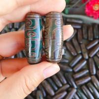 Natural Tibetan Agate Dzi Beads, durable & DIY, 40mm 