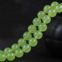 Prehnite Beads, Natural Prehnite, Round, polished Approx 15.4 Inch 