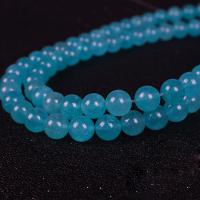 Blue Chalcedony Bead, Round, polished skyblue Approx 15.4 Inch 