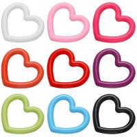 Латунные подвески-сердце, Латунь, Сердце, Спрей картины, разный размер для выбора & отверстие, Много цветов для выбора, продается PC