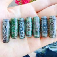 Natural Tibetan Agate Dzi Beads, durable & DIY, 30mm 