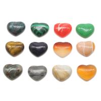 Кабошоны из драгоценных камней, Полудрагоценный камень, Сердце, полированный, DIY & различные материалы для выбора & разный размер для выбора, Много цветов для выбора, продается PC