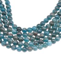 Apatite Beads, Apatites, Round, polished, DIY blue 