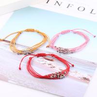 Fashion Create Wax Cord Bracelets, with Copper Coated Plastic, plated, fashion jewelry & for woman 85mm 