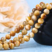 Tiger Eye Beads, Round, polished Approx 15.4 Inch 