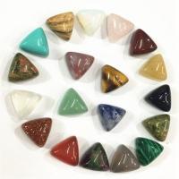 Кабошоны из драгоценных камней, Природный камень, Треугольник, полированный, различные материалы для выбора, Много цветов для выбора продается PC