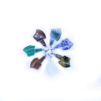 Gemstone ювелирные изделия Кулон, Природный камень, Топор, Женский, разноцветный продается PC