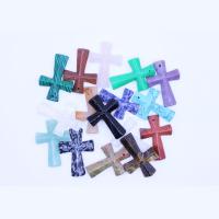Gemstone ювелирные изделия Кулон, Природный камень, Kресты, Женский, разноцветный продается PC