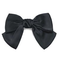 Cloth Bowkont Hair Clip, with Zinc Alloy, Bowknot 100mm 