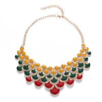 Enamel Zinc Alloy Necklace, plated, for woman .7 Inch 