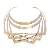 Collar Necklace, Zinc Alloy, plated, for woman .59 Inch 