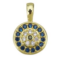 Cubic Zirconia Micro Pave Brass Pendant, plated, fashion jewelry & DIY & for woman & with cubic zirconia Approx 