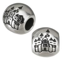 Stainless Steel Beads, 316 Stainless Steel, blacken Approx 4mm 
