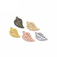 Zinc Alloy Leaf Pendants, plated, hollow Approx 1mm 