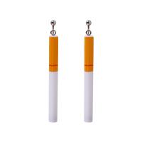 Acrylic Drop Earring, Zinc Alloy, with Acrylic, cigarette, fashion jewelry & for woman 