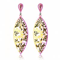 Stainless Steel Drop Earring, fashion jewelry, multi-colored 