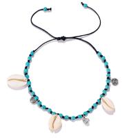 Turquoise Bracelets, Shell, with turquoise, fashion jewelry & Unisex, turquoise blue 