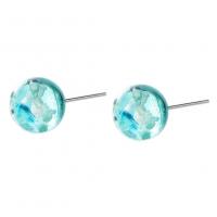 Resin Zinc Alloy Earring, plated, fashion jewelry & for woman 