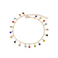 Brass Anklet, plated, fashion jewelry 
