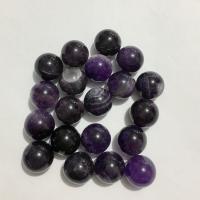 Amethyst Beads, Round, no hole, purple, 16mm 