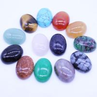 Кабошоны из драгоценных камней, Природный камень, Овальная форма, полированный, разный размер для выбора, разноцветный, продается PC